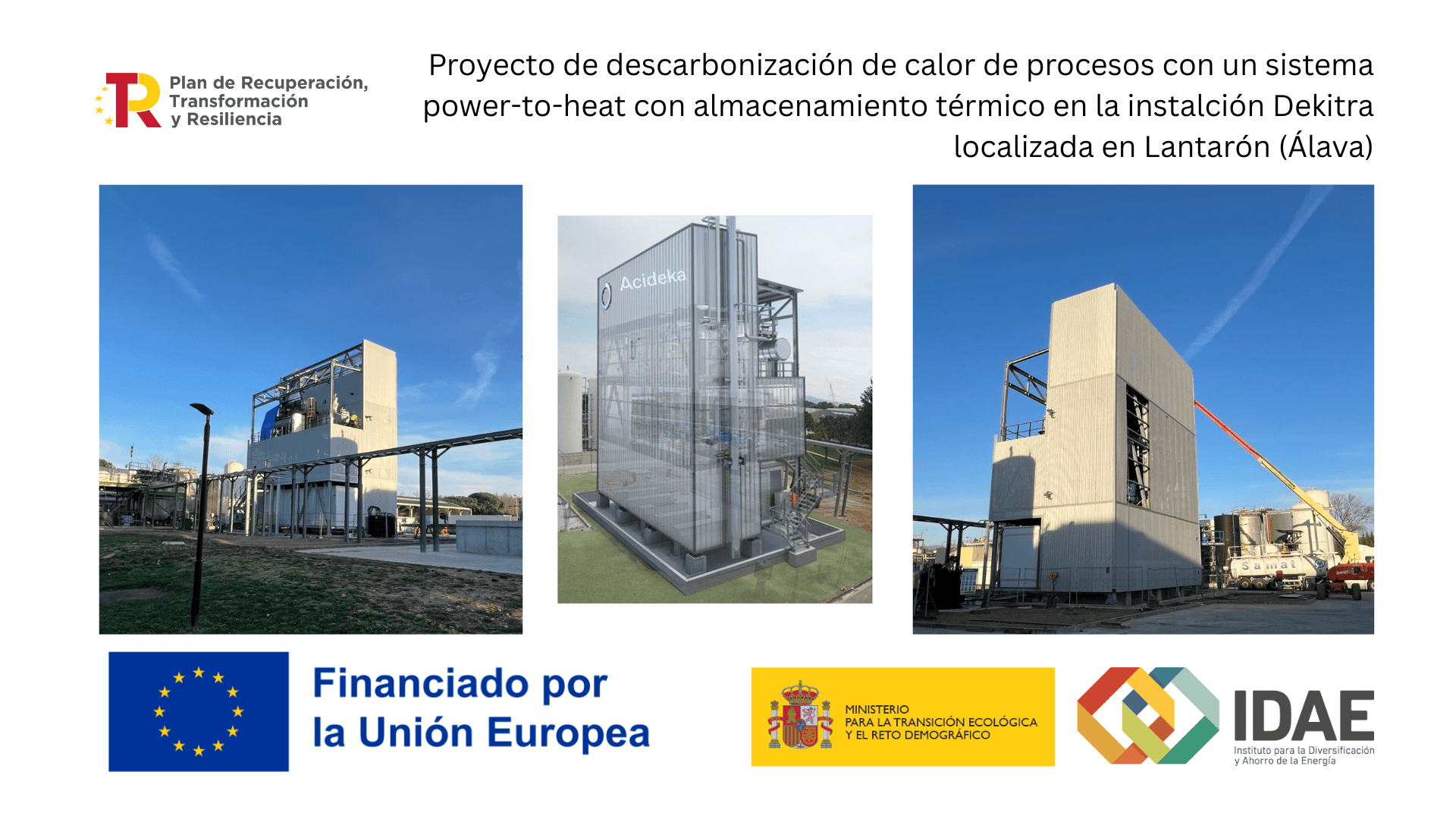 proyecto de descarbonización del calor de procesos industriales_Acideka